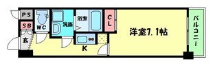 アスヴェル心斎橋東Ⅱの物件間取画像